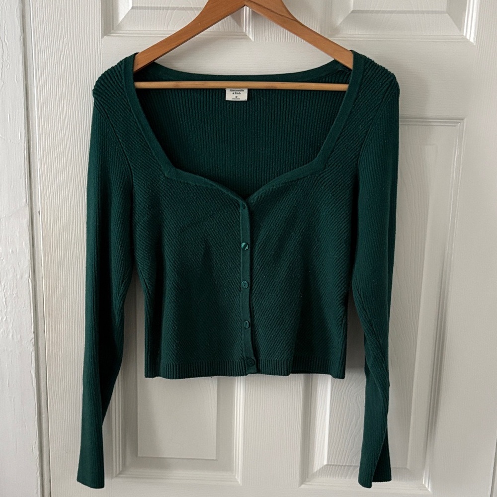 Abercrombie and Fitch Teal Sweater Top